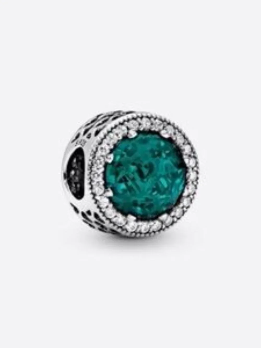 Pandora Sparkling Sea Green Charm